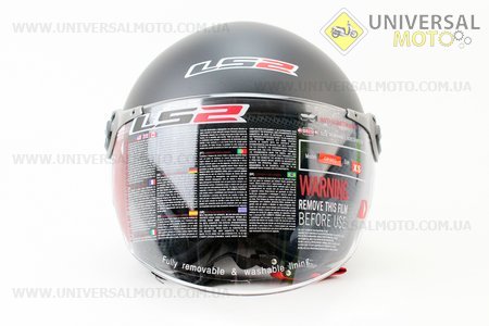 Шлем открытый OF560 Rocket II Solid XS - ЧЕРНЫЙ матовый