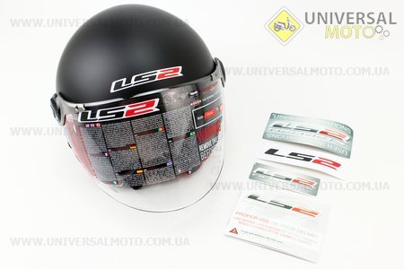 Шлем открытый OF560 Rocket II Solid XS - ЧЕРНЫЙ матовый