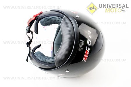 Шлем открытый OF560 Rocket II Solid XS - ЧЕРНЫЙ глянцевый