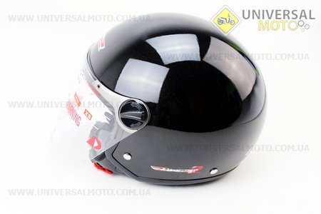 Шлем открытый OF560 Rocket II Solid XS - ЧЕРНЫЙ глянцевый
