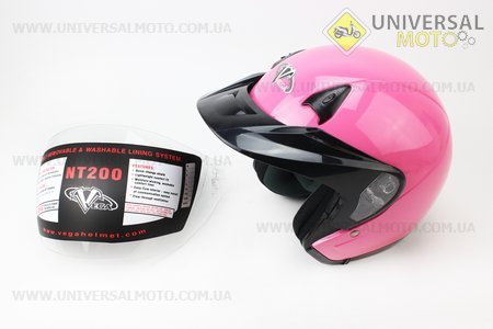 Шлем открытый NT-200 Solid XS - РОЗОВЫЙ