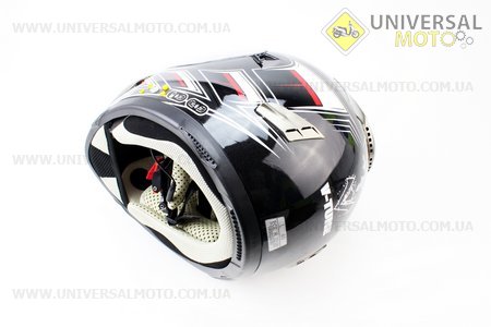 Шлем закрытый + откидные очки HD188 Echelon + Bluetooth L - Graphic