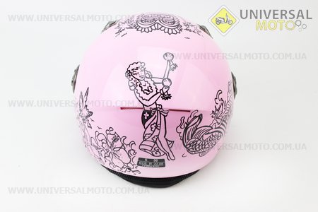 Шлем открытый HD306 Aloha S - РОЗОВЫЙ
