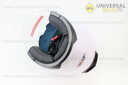 Шлем открытый OF512 Solid M - БЕЛЫЙ глянец