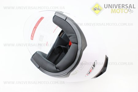 Шлем открытый OF512 Solid L - БЕЛЫЙ глянец