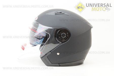 Шлем открытый OF512 Solid L - ЧЕРНЫЙ матовый