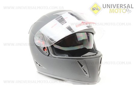 Шлем закрытый FF311 Solid M - ЧЕРНЫЙ матовый