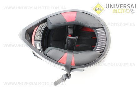 Шлем кроссовый FF103 Monster S - ЧЕРНЫЙ глянец