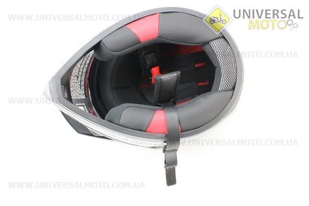 Шлем кроссовый FF103 Monster L - ЧЕРНЫЙ глянец