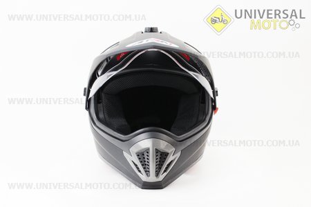 Шлем кроссовый FF103 Solid S - ЧЕРНЫЙ матовый