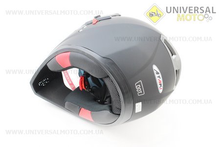 Шлем кроссовый FF103 Solid M - ЧЕРНЫЙ матовый