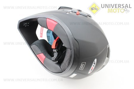 Шлем кроссовый FF103 Solid L - ЧЕРНЫЙ матовый