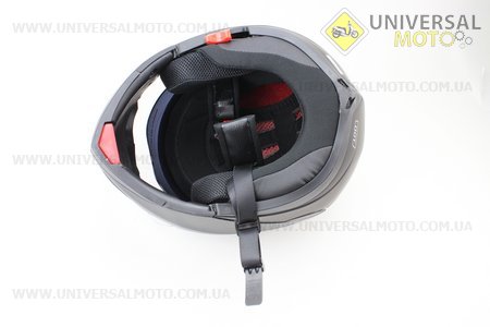 Шлем закрытый с откидным подбородком+очки FF105 Solid S - ЧЕРНЫЙ матовый