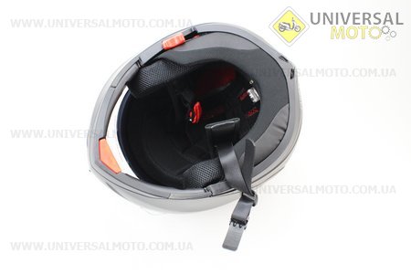 Шлем закрытый с откидным подбородком+очки FF105 Solid M - ЧЕРНЫЙ матовый