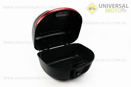 Кофр середній (пластмасовий) 400*370*280мм, кріплення швидкознімне, чорний матовий A-02. Китай (Кофри / UM3304-V82)