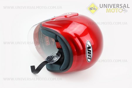 Шлем открытый АТ-612 - Красный. AIBT (Шлем / UM3305-V36)