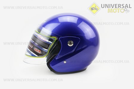 Шлем открытый АТ-612 - синий. AIBT (Шлем / UM3305-V37)