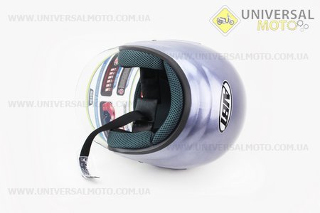 Шлем открытый АТ-612 - СЕРО-ГОЛУБОЙ. AIBT (Шлем / UM3305-V38)