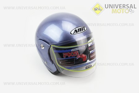 Шлем открытый АТ-612 - СЕРО-ГОЛУБОЙ. AIBT (Шлем / UM3305-V38)