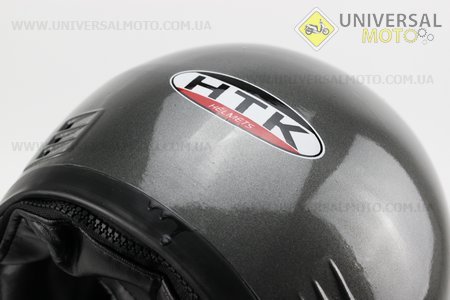 Шлем закрытый HK-221 - серый + воротник. HTK (Шлем / UM3305-V43)