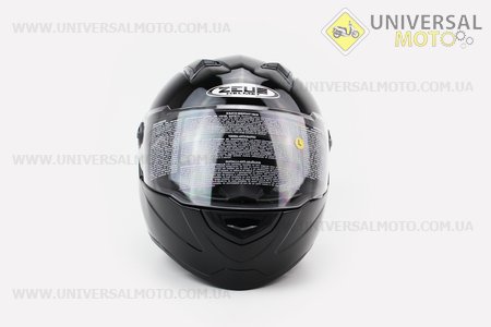 Шлем закрытый ZS-811 Solid L - Черный. ZEUS (Шлем / UM3306-V02)