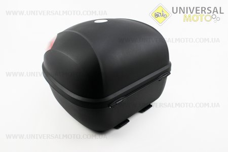 Кофр середній (пластмасовий) 380*380*300мм, кріплення швидкознімне, чорний матовий HF-816. FXW (Шоломи / UM3306-V09)