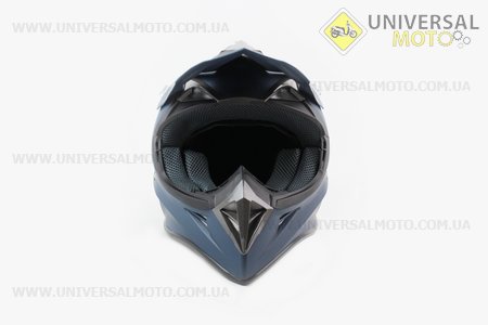 Шлем кроссовый HF-116 M- синий матовый. FXW (Шлем / UM3306-V24)