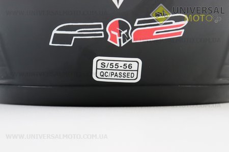 Шолом інтеграл, закритий 825-3 S, ЧОРНИЙ з зелено-сірим малюнком (можливі дефекти фарбування, зламаний повітрозабірник). F-2 (Шоломи / UM3306-V71)