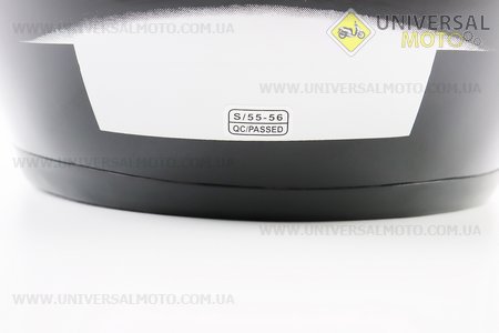 Шолом інтеграл, закритий 825-3 S, ЧОРНИЙ з сірим малюнком. F-2 (Шоломи / UM3306-V72)