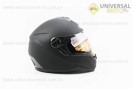 Шлем закрытый HF-122 Xдлинной  Черный матовый DOT. FXW (Шлем / UM3307-V02)