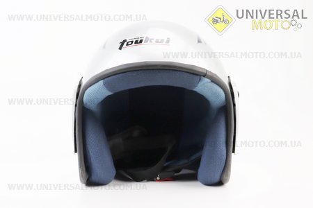 Шлем открытый HK-215 - серебристый. Китай (Шлем / UM3307-V07)