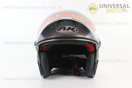 Шолом відкритий+окуляри AK-720, СІРИЙ. AK (Шоломи / UM3307-V15)