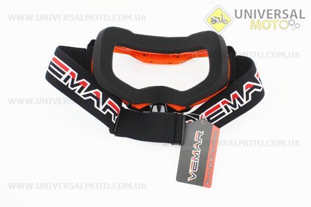 Окуляри кросові / ендуро / АТV, оранжево-чорні MJ-1015. VEMAR (Екіпіровка / UM3307-V64)