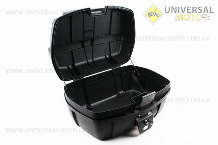 Кофр великий (пластмасовий) 550*420*330мм, кріплення швидкознімне, чорний матовий YM-0885. YUNMING (Шоломи / UM3308-V86)