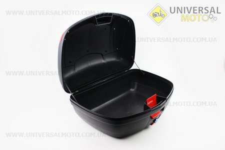 Кофр великий (пластмасовий) 550*420*320мм, кріплення швидкознімне, чорний матовий YM-0889. YUNMING (Шоломи / UM3308-V87)