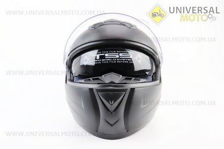 Шолом інтеграл, закритий+окуляри BLD-М61 S (55-56см), ЧОРНИЙ матовий. BLD (Шоломи / UM3309-V33)