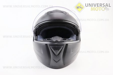 Шолом інтеграл, закритий+окуляри BLD-М61 S (55-56см), ЧОРНИЙ матовий. BLD (Шоломи / UM3309-V33)