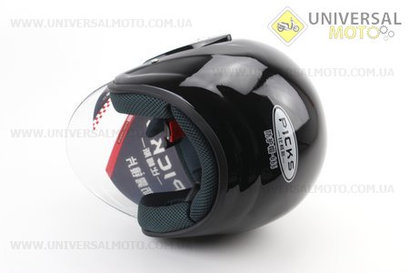 Шолом відкритий АТ-666, ЧОРНИЙ. PICKS (Шоломи / UM3309-V87)