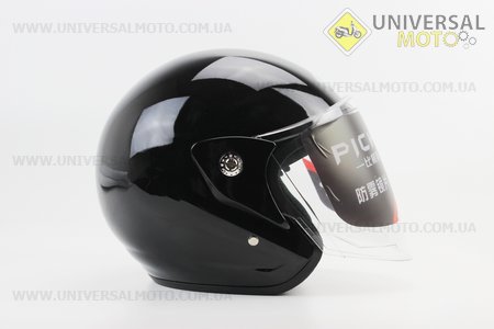 Шолом відкритий АТ-666, ЧОРНИЙ. PICKS (Шоломи / UM3309-V87)