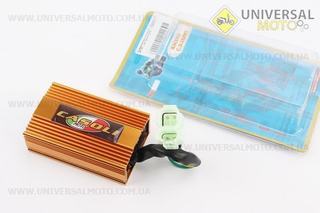 Комутатор Honda AF34 ТЮНІНГ (золотистий). CASOLI (Запчастини до японського скутера / UM3310-V14)