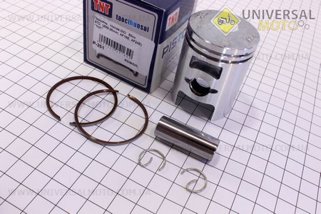 Поршень, кольца, палец комплект Honda DIO50 39мм STD (палец 12мм). TNT (Скутер Honda DIO \ UM3311-V45)