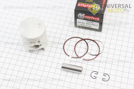 Поршневий комплект (поршень, кільця, палець) Honda DIO65 43мм +0,50 (палець 12мм) Тайвань. Mototech (Запчастини до японського скутера / UM3311-V74)