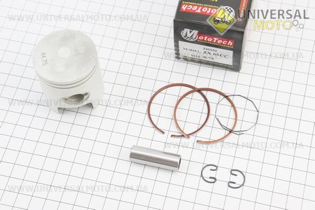 Поршневий комплект (поршень, кільця, палець) Honda DIO ZX65 44мм +0,75 (палець 12мм) Тайвань. Mototech (Запчастини до японського скутера / UM3311-V79)