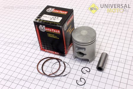 Поршневий комплект (поршень, кільця, палець) Honda DIO50 39мм +0,75 (палець 12мм) Тайвань. Mototech (Запчастини до японського скутера / UM3311-V84)