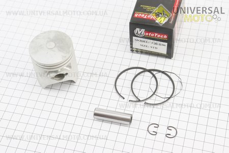 Поршневий комплект (поршень, кільця, палець) Honda LEAD90 48мм STD (палець 12мм) Тайвань. Mototech (Запчастини до японського скутера / UM3312-V01)