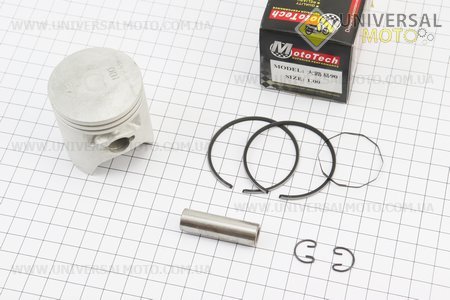 Поршневий комплект (поршень, кільця, палець) Honda LEAD90 48мм +1,00 (палець 12мм) Тайвань. Mototech (Запчастини до японського скутера / UM3312-V02)