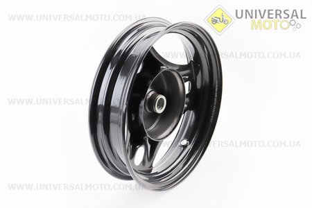 Диск колісний задній Suzuki AD100 (сталевий) чорний. Китай (Запчастини до японського скутера / UM3312-V74)