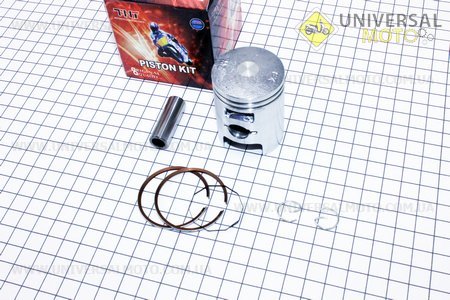 Поршень, кольца, палец комплект Honda DIO50 39мм + 0,25 (палец 12мм). TNT (Скутер Honda DIO \ UM3313-V69)