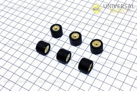 Ролики варіатора 6шт, Honda / GY6 16 * 13 - 11г. Китай (Запчастини до японського скутера / UM3313-V76)