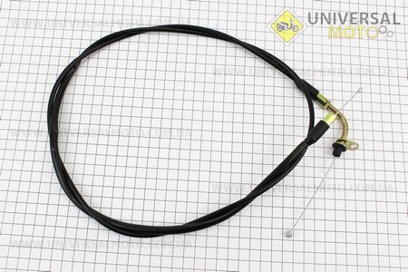 Трос газу Yamaha JOG (наконечник з внутрішнім різьбою), 161см. TMMP (Запчастини до японського скутера / UM3313-V93)
